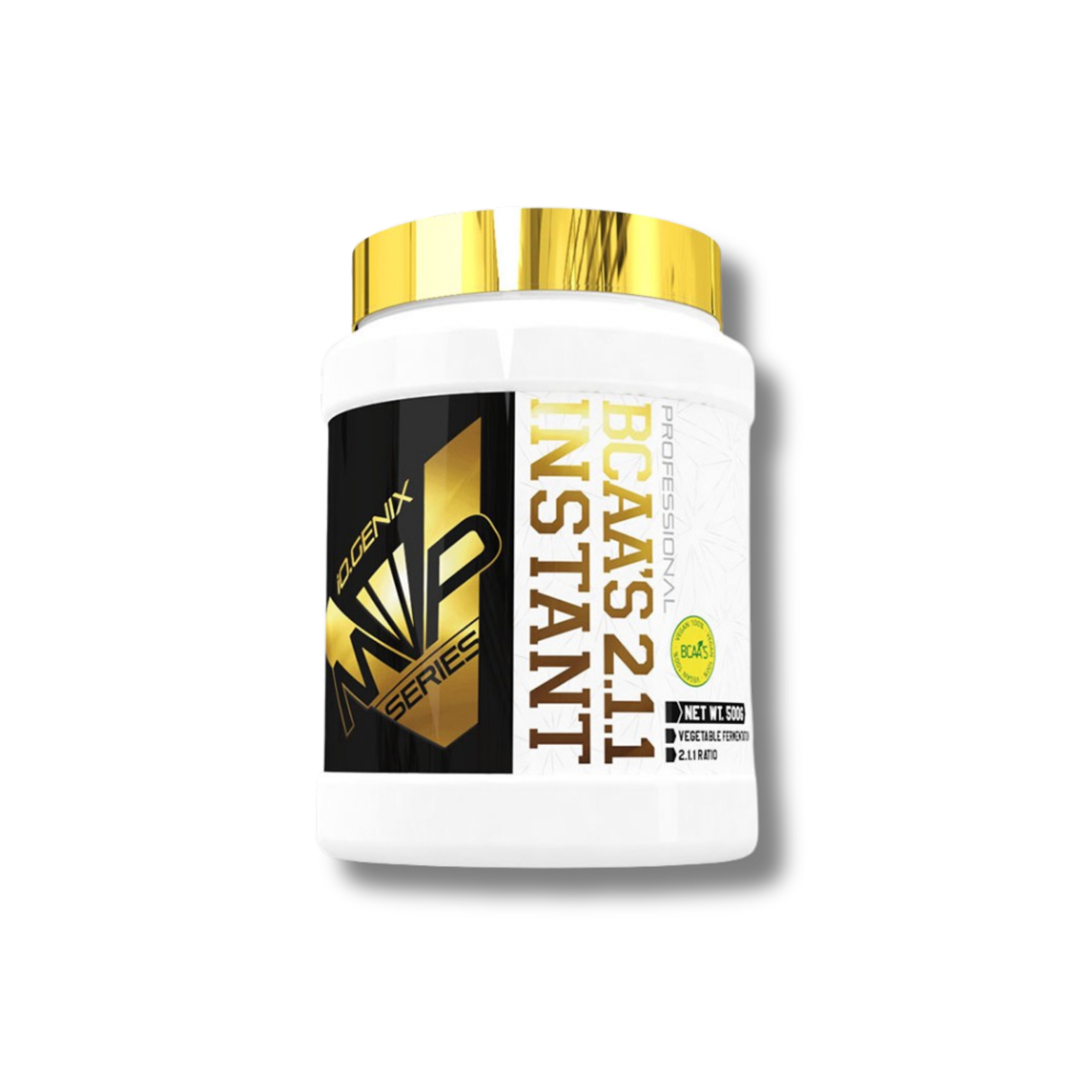 BCAA'S INSTANT 2:1:1 (Vegan) 500G - iO.GENIX | Aminoácidos Ramificados Veganos de Ratio 2:1:1