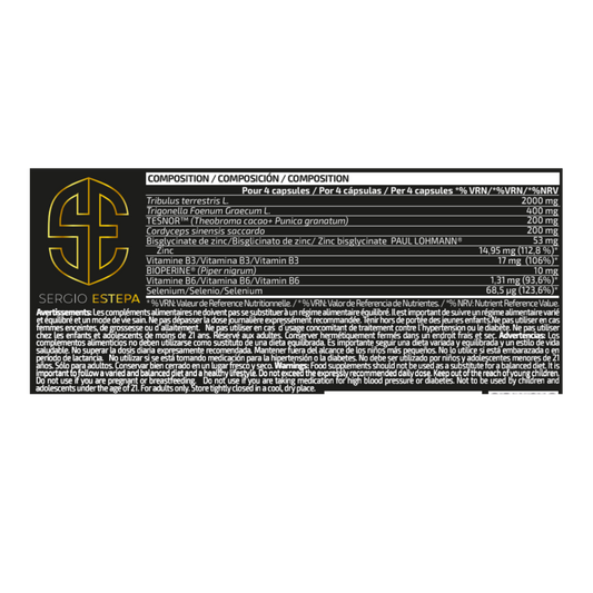ANDROBLAST (120 CÁPSULAS) - iO.GENIX  Potenciador de Testosterona Natural con TESNOR