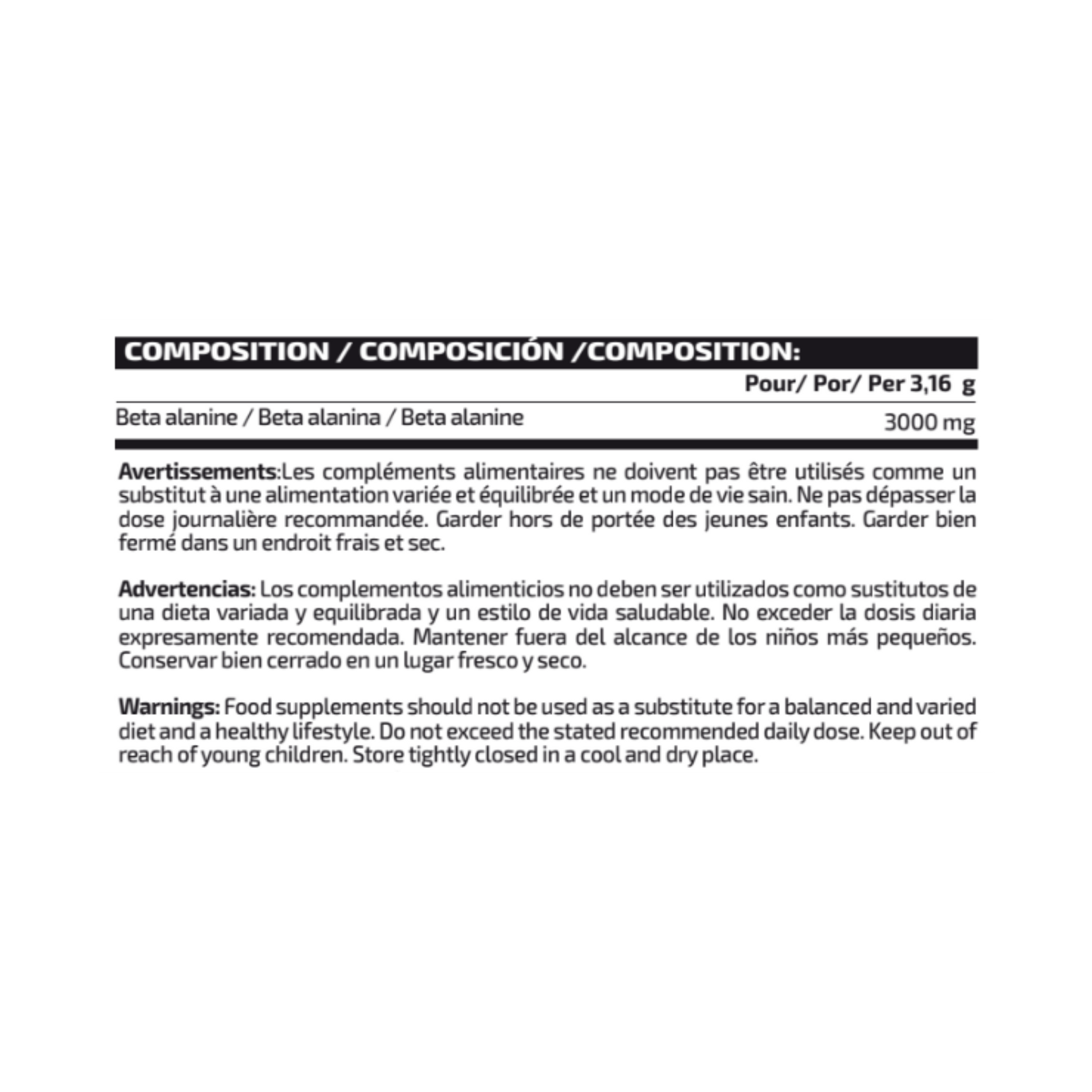 BETALANINE 300G - iO.GENIX | Potenciador de Carnosina Muscular