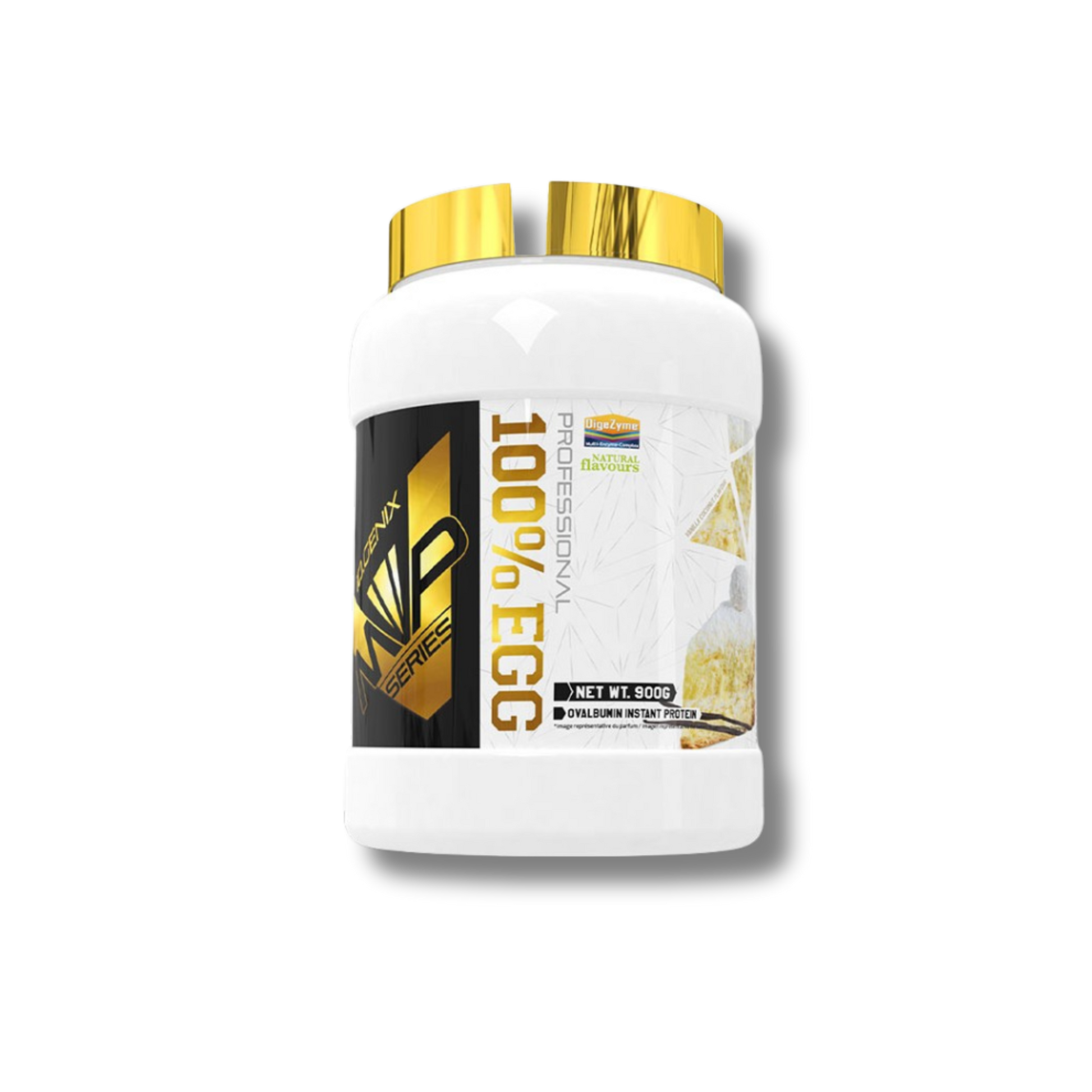 100% EGG PROFESSIONAL 900G - iO.GENIX | Proteína de Huevo sin Lactosa con DigeZyme®