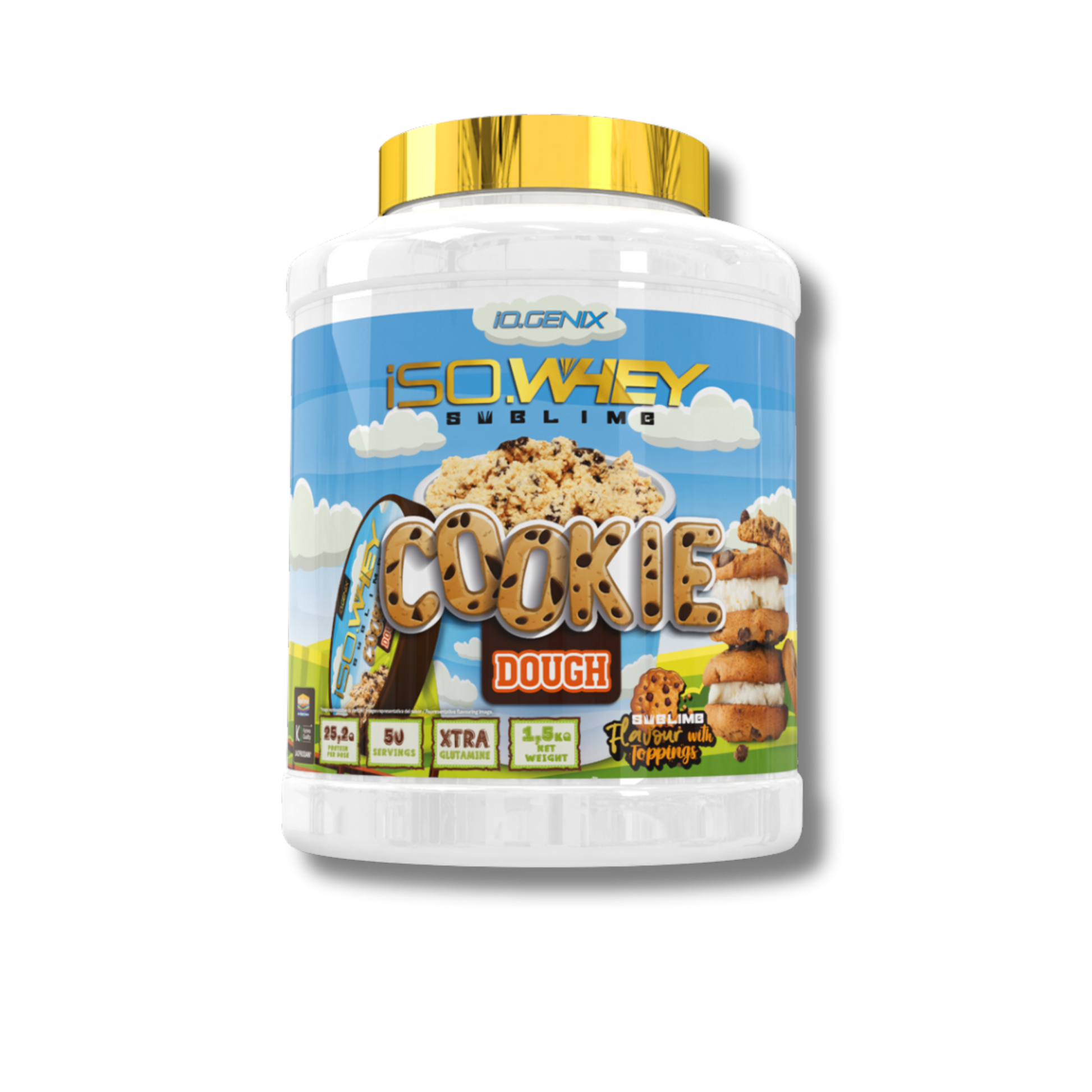 ISO.WHEY SUBLIME 1,5KG - iO.GENIX | Aislado y Concentrado de Suero con DigeZyme®