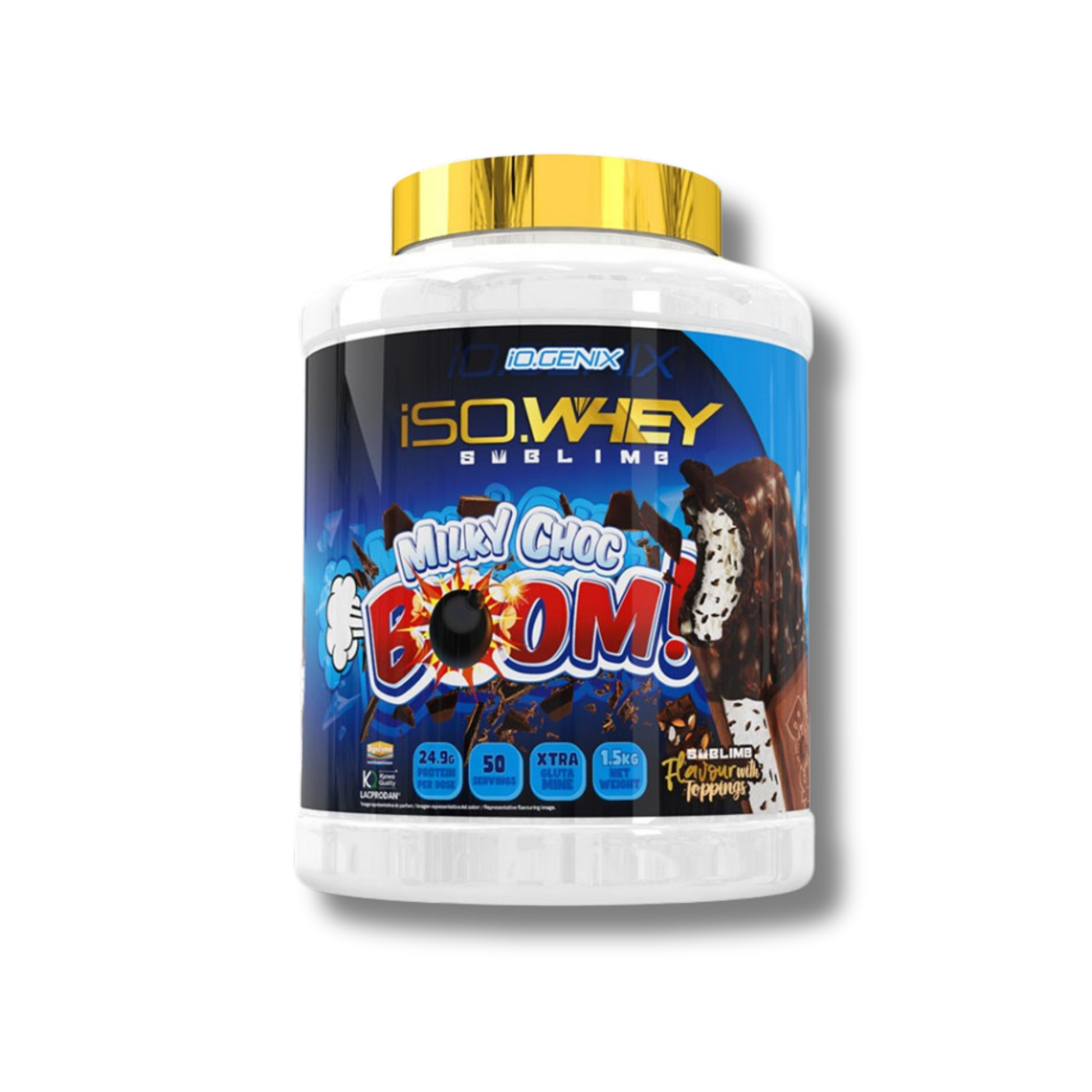 ISO.WHEY SUBLIME 1,5KG - iO.GENIX | Aislado y Concentrado de Suero con DigeZyme®