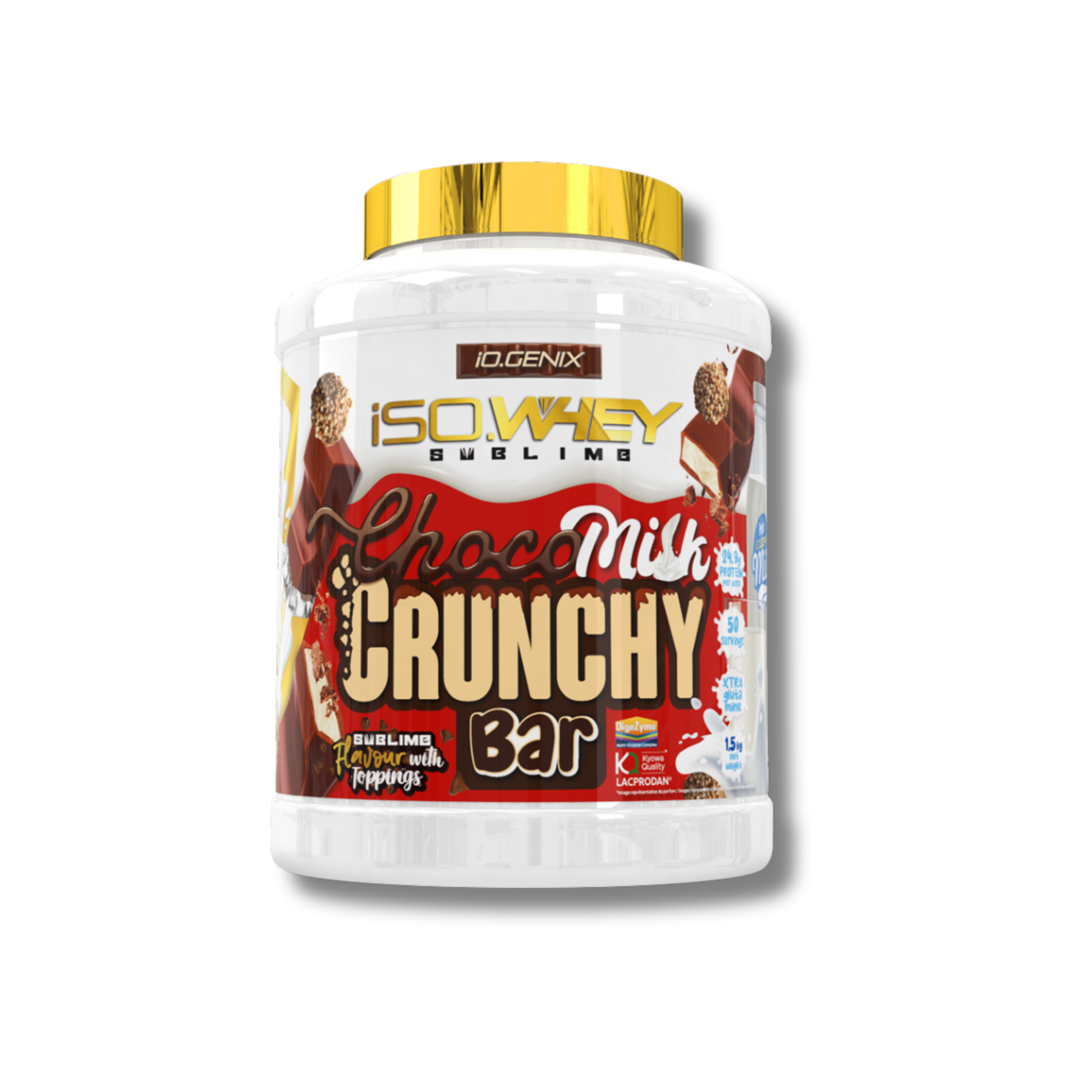 ISO.WHEY SUBLIME 1,5KG - iO.GENIX | Aislado y Concentrado de Suero con DigeZyme®