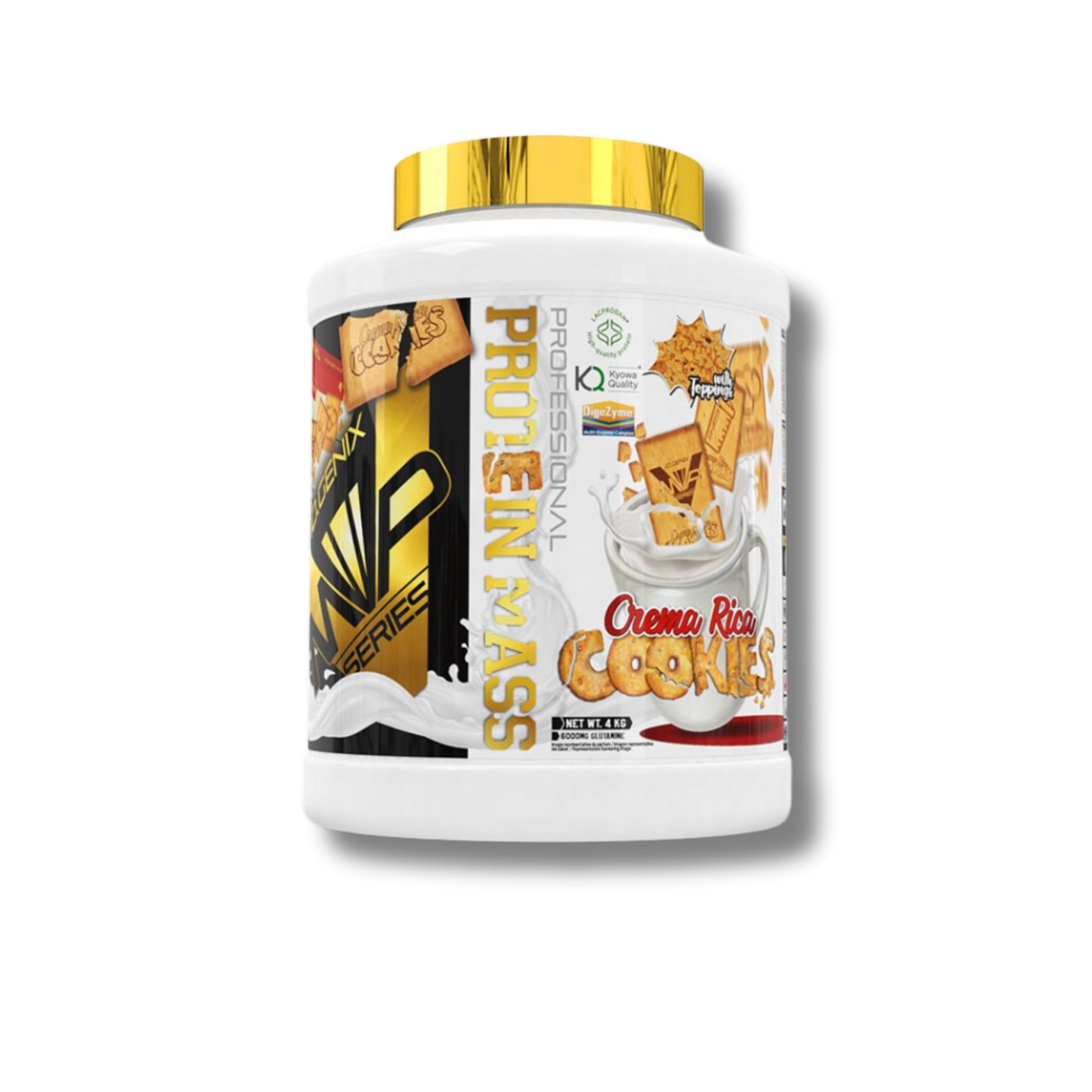 PROTEIN MASS PROFESSIONAL 4KG - iO.GENIX | Ganador de Peso con Creatina y Glutamina Kyowa®